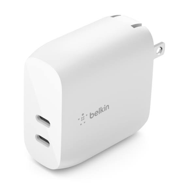 Belkin BoostCharge Dual USB-C PD Wall Charger 40W