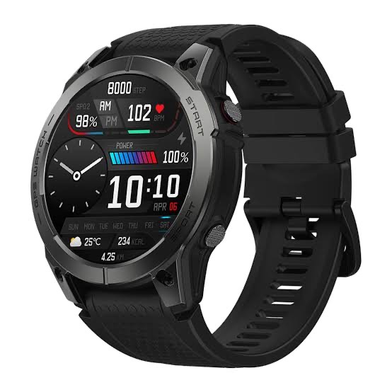 Zeblaze Stratos 3 Ultra Smartwatch – Dual-Band GPS, AMOLED Display & Rugged Outdoor Design
