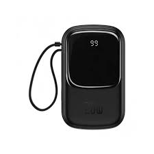 Baseus Qpow Digital Display QC Power Bank 20000mAh 15W with Lightning Cable