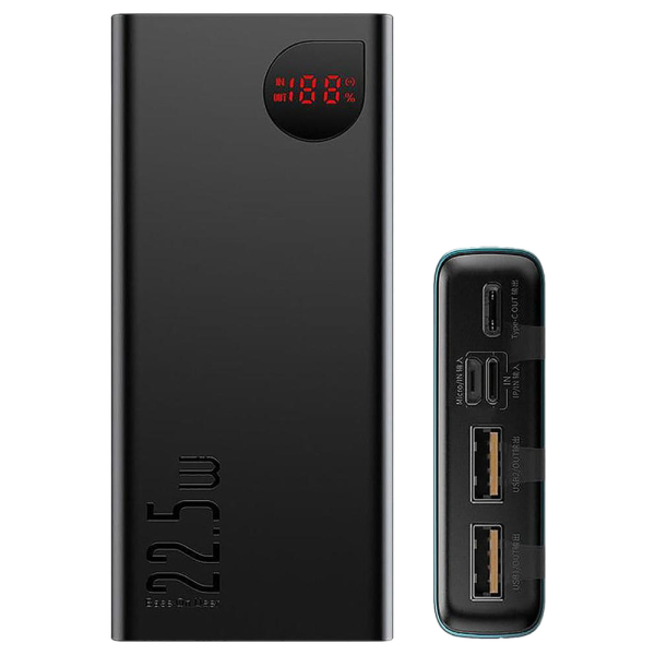 Baseus Adaman Metal Digital Display Quick Charge Power Bank 22.5W