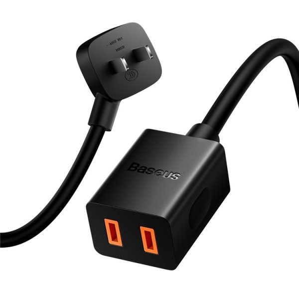 BASEUS PowerCombo Mini Power Strip 1AC with 1.0m Power Cord CN Plug.