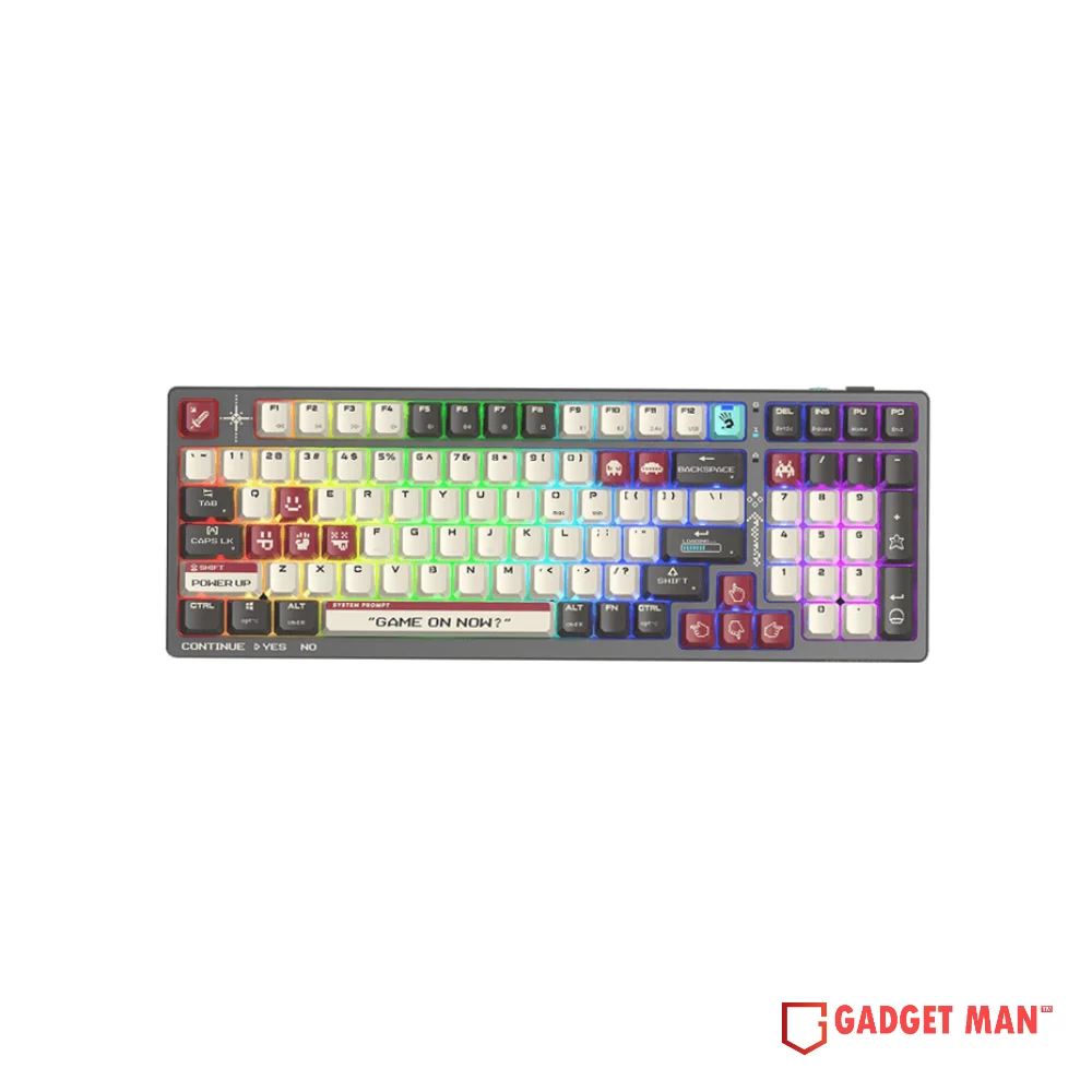 A4TECH Bloody WS98 Tri Mode Wireless RGB Mechanical Keyboard