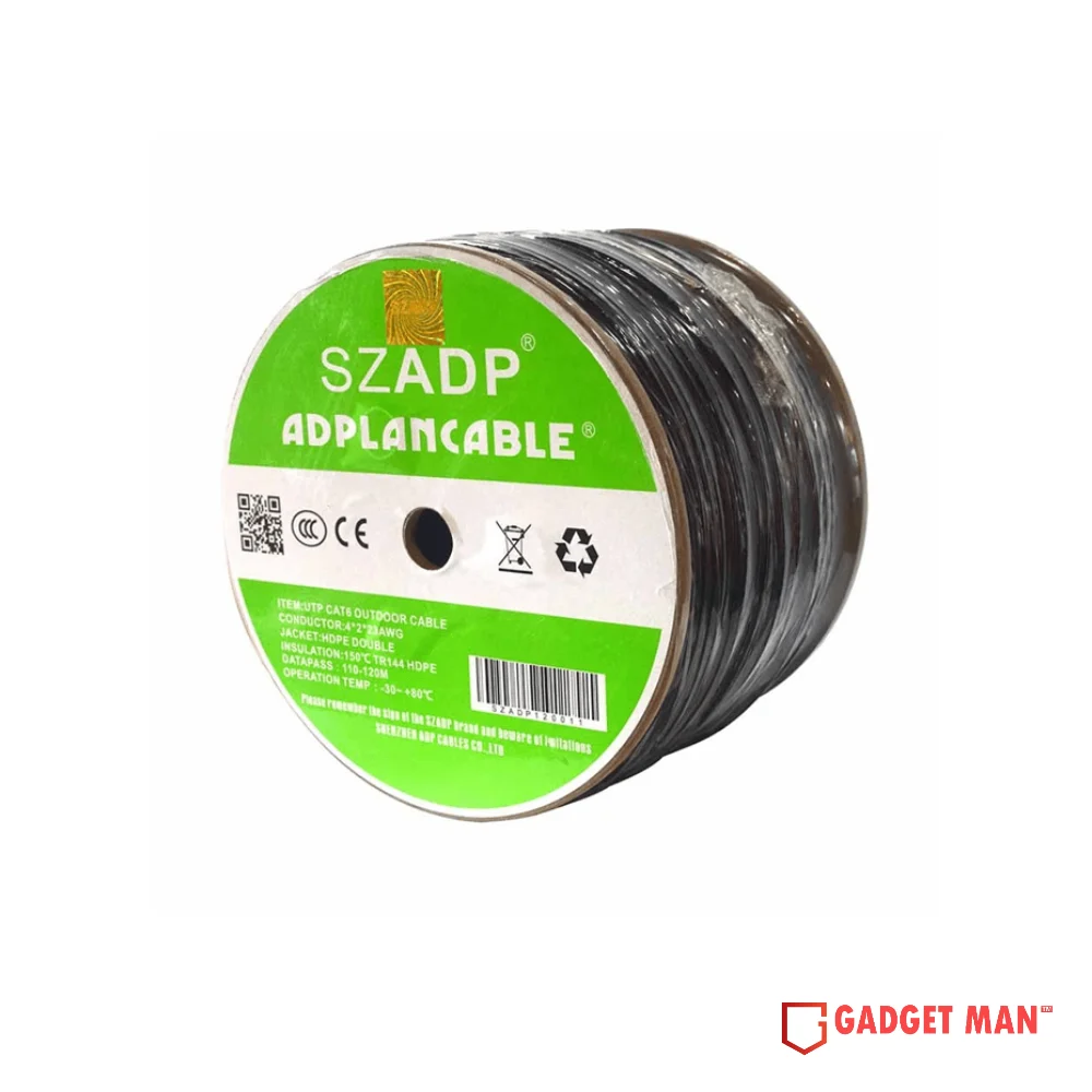 ADP CAT.6 Black Network Cable - 305M