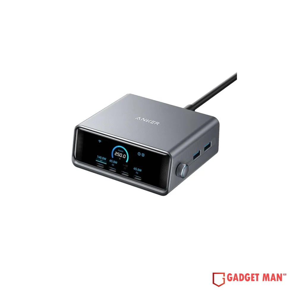 anker-prime-charger-6-ports-ganprime-250w-gadgetman Anker Prime Charger 6 Ports GaNPrime - 250W