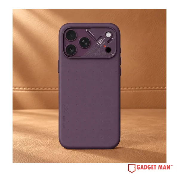 Aulumu A18 Particle Vegan Leather Case for iPhone 18 Series