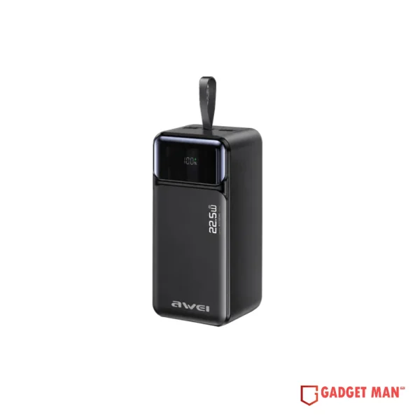 Awei PA-106 22.5W Multi-Interface Charging Digital Powerbank - 50000mAH