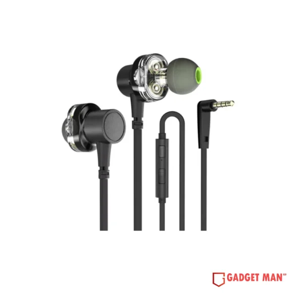 Awei Z1 3.5mm Dual Driver Wired Earphones