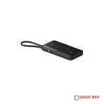 Baseus Bipow 2 20W Digital Display Power Bank With Built-in-USB-C Cable - 20000mAh