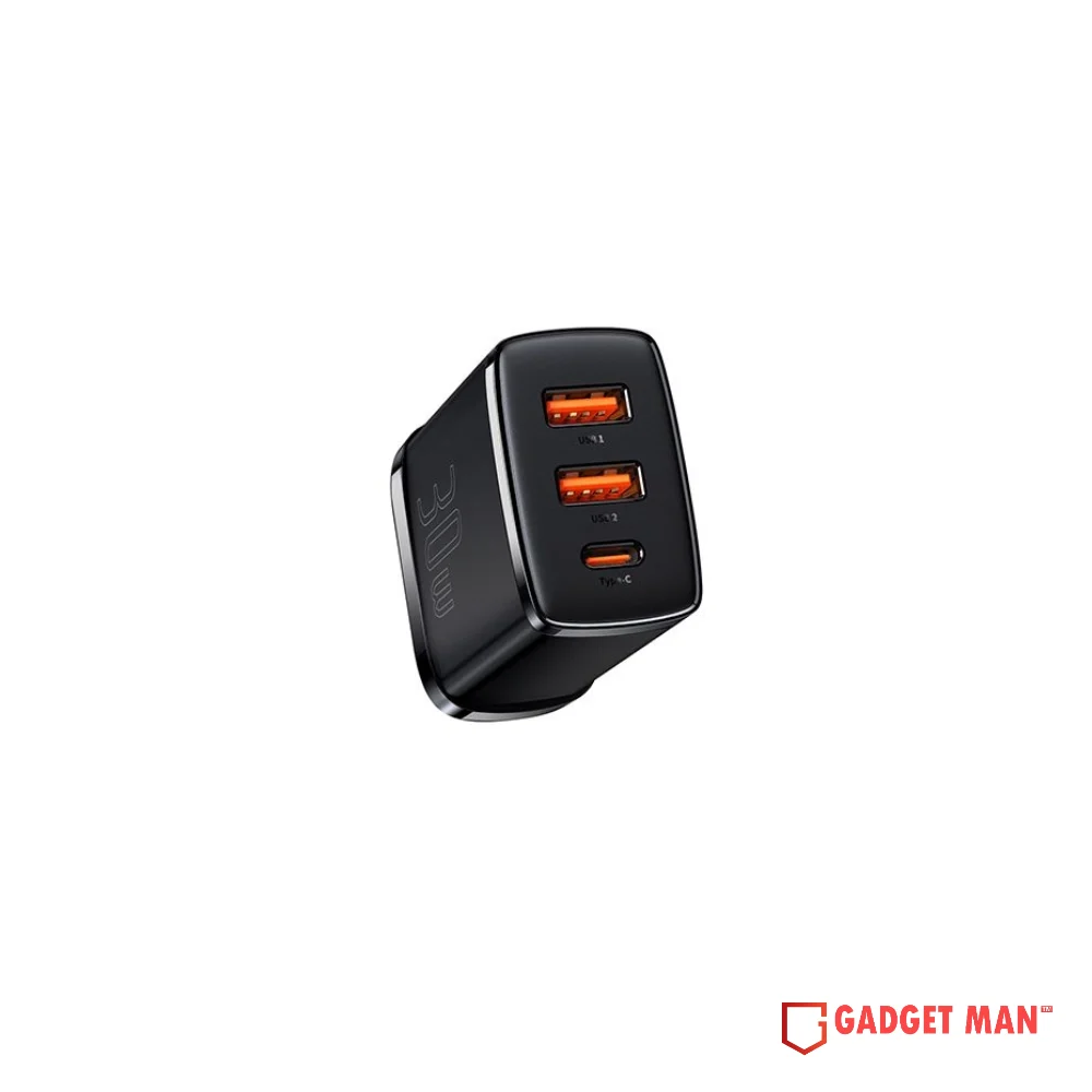 Baseus Compact Fast Charger 2U+C 30W UK