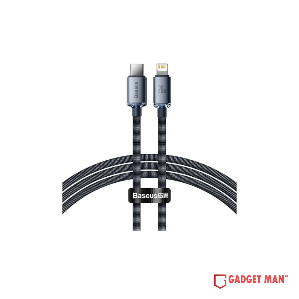 Baseus Crystal Shine Series Fast Charging Data Cable Type-C to Lightning 20W