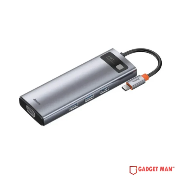 Baseus Metal Gleam Series 9-in-1 Multifunctional Type-C HUB
