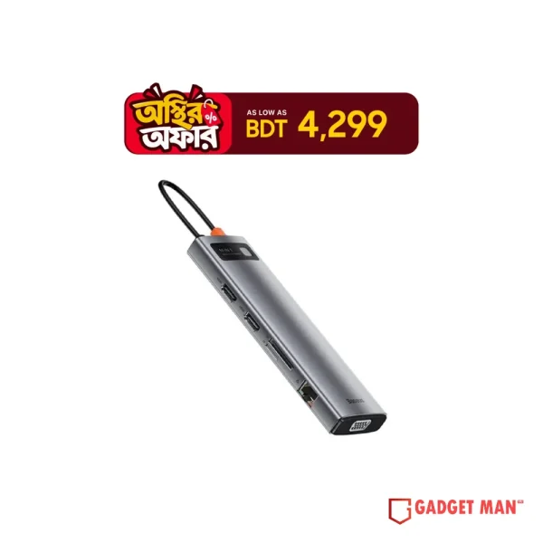 Baseus Metal Gleam Series/ Starjoy 11 in 1 Multifunctional Type-C Hub