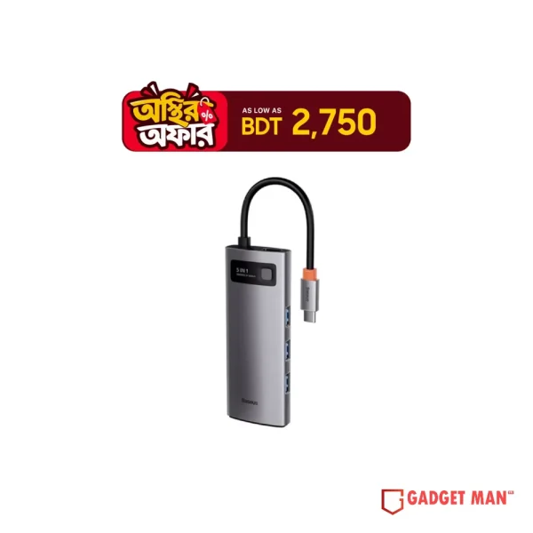 Baseus Metal Gleam Series/ Starjoy 5 in 1 Multifunctional Type-C Hub