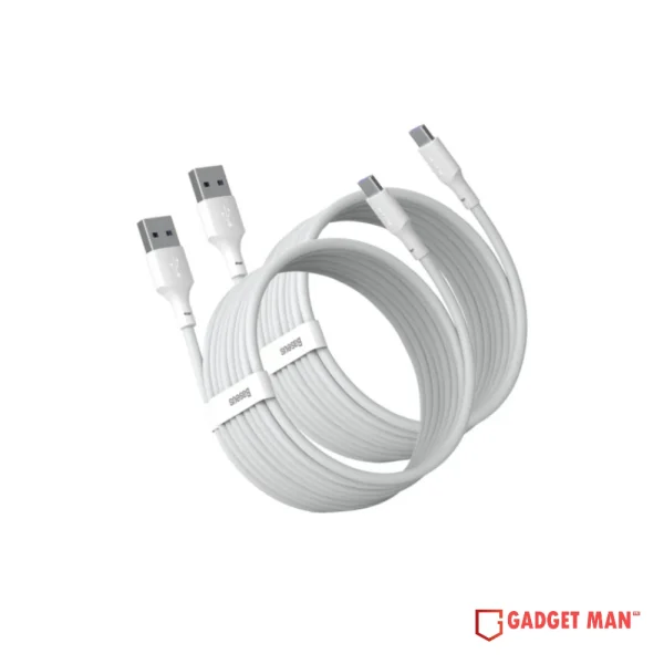 Baseus Simple Wisdom Data Cable Kit USB to Type-C 5A 2PCS - 1.5m