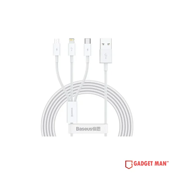 Baseus Superior Series Fast Charging Data Cable USB to M+L+C