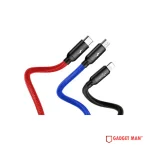 Baseus Three Primary Colors 3-in-1 Cable - 1.2m