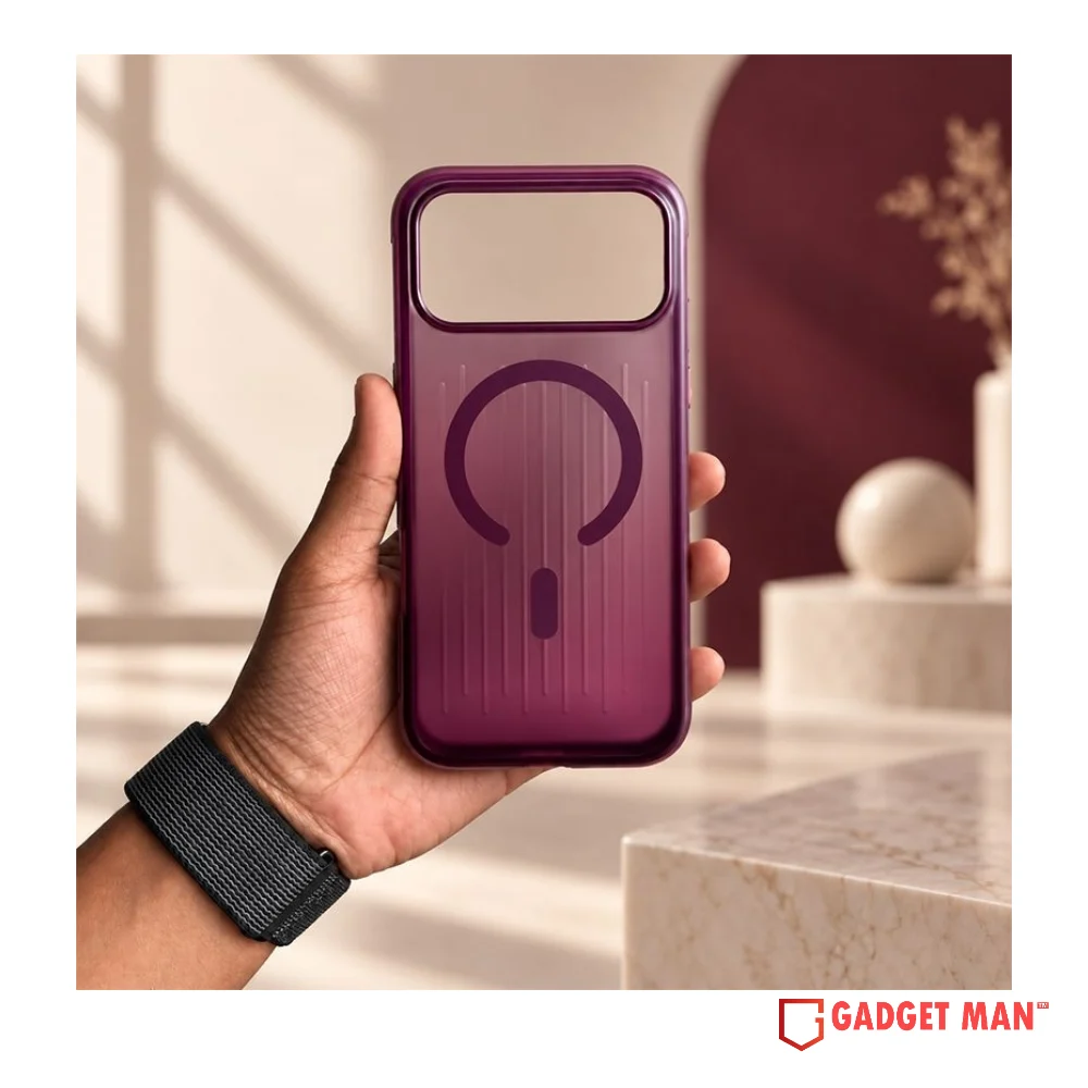 Beky Magnetic Ribbed Design sign Case for iPhone