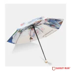 BlackGold Frame 3-Fold Dual-Canopy Umbrella