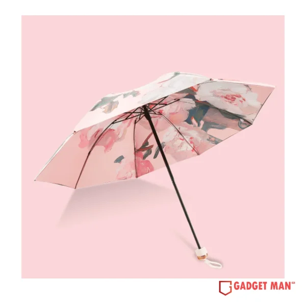 BlackGold Frame 3-Fold Dual-Canopy Umbrella