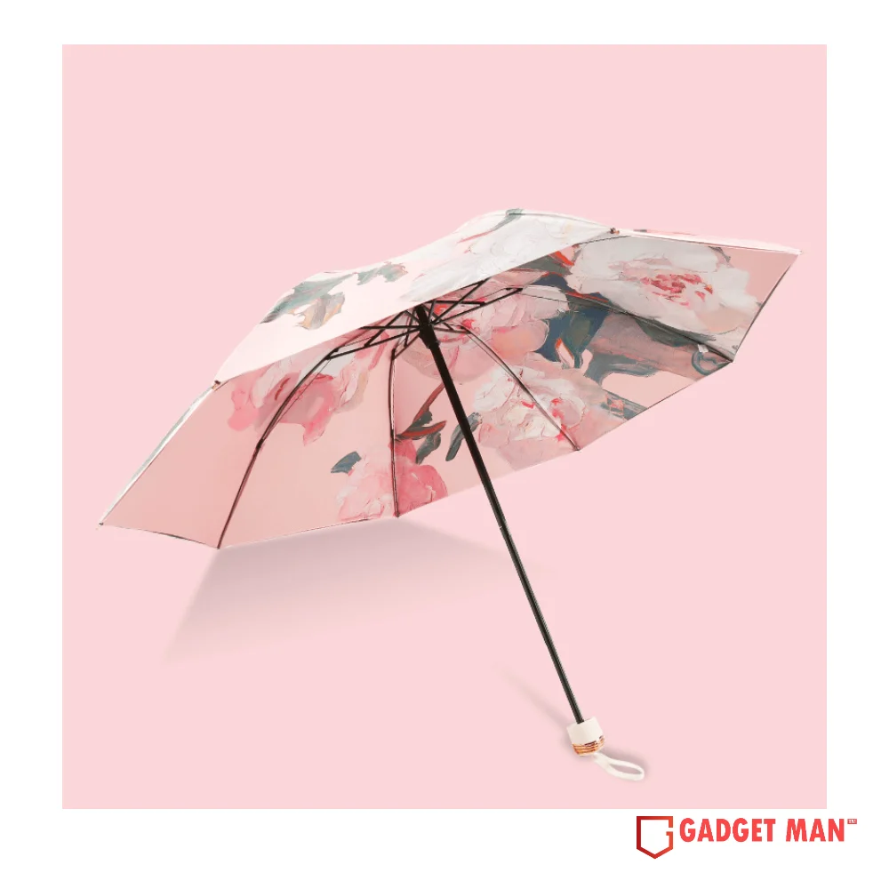 BlackGold Frame 3-Fold Dual-Canopy Umbrella