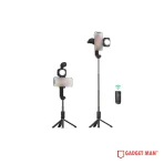 BlitzWolf BW-BS15 Tripod Selfie Stick with Fill Light & Microphone