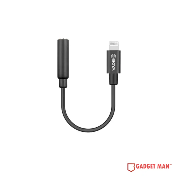 BOYA BY-K3 3.5mm TRRS to Lightning Audio Adapter