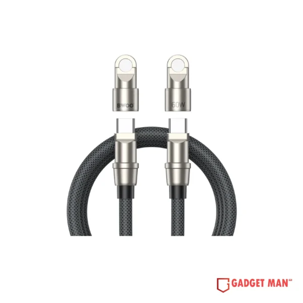 BWOO BO-X310 2 in 1 Type-C Cable - 60W