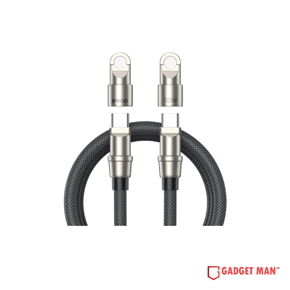 BWOO BO-X310 2 in 1 Type-C Cable - 60W