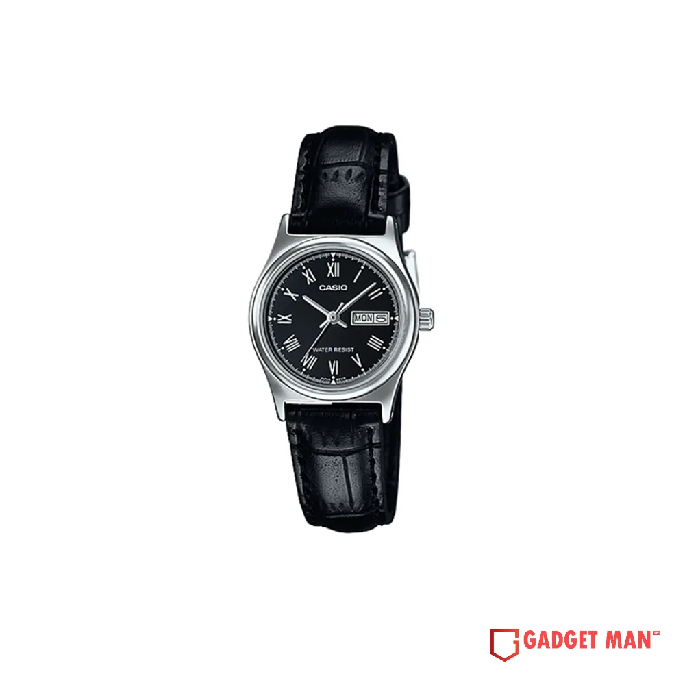 Casio Enticer LTP-V006L-1B Analog Leather Strap Women’s Watch