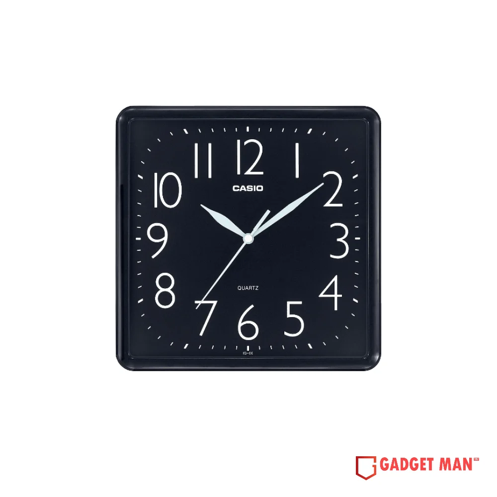 Casio IQ‑06‑1DF Analog Wall Clock