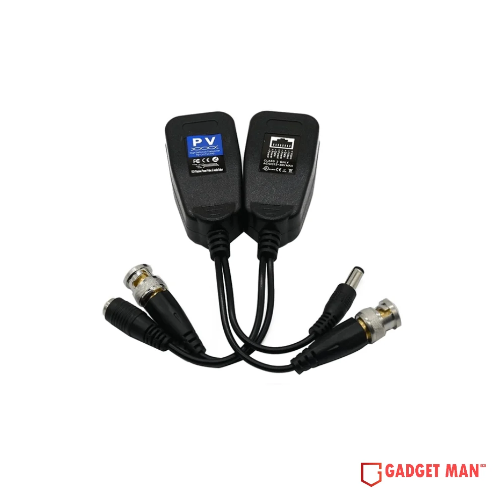 CCTV 298 8MP HD Video Balun With Power passive