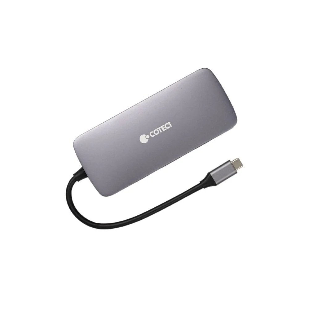 COTECi 10 in 1 USB-C HUB Multiport Adapter