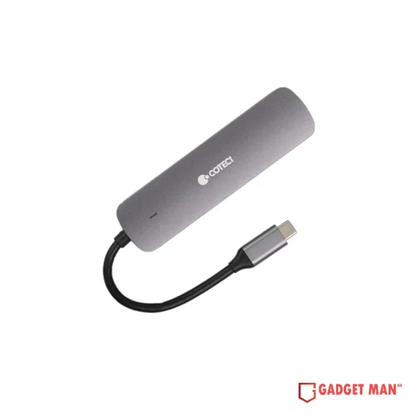 COTECi 6 in 1 USB-C HUB Multiport Adapter