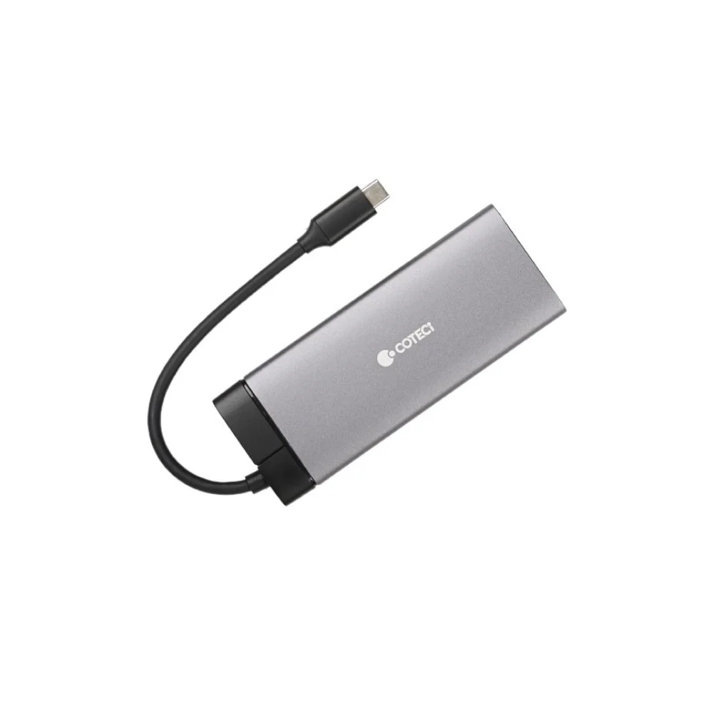COTECi 7 in 1 USB-C HUB Multiport Adapter
