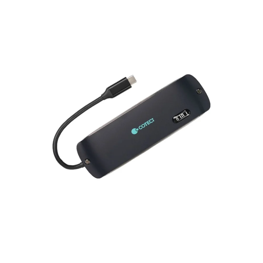 COTECi 8 in 1 USB-C HUB Multiport Adapter