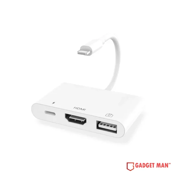 Coteetci Lightning OTG HDMI 3 in 1
