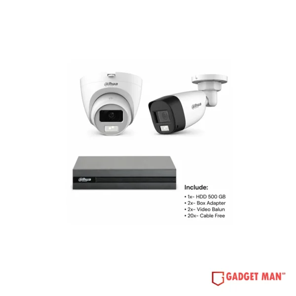 Dahua 5MP 2 Unit Security Package