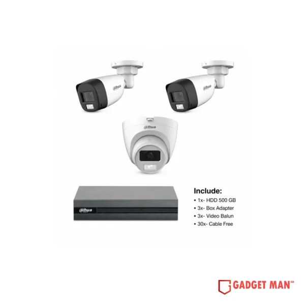 Dahua 5MP 3 Unit Security Package