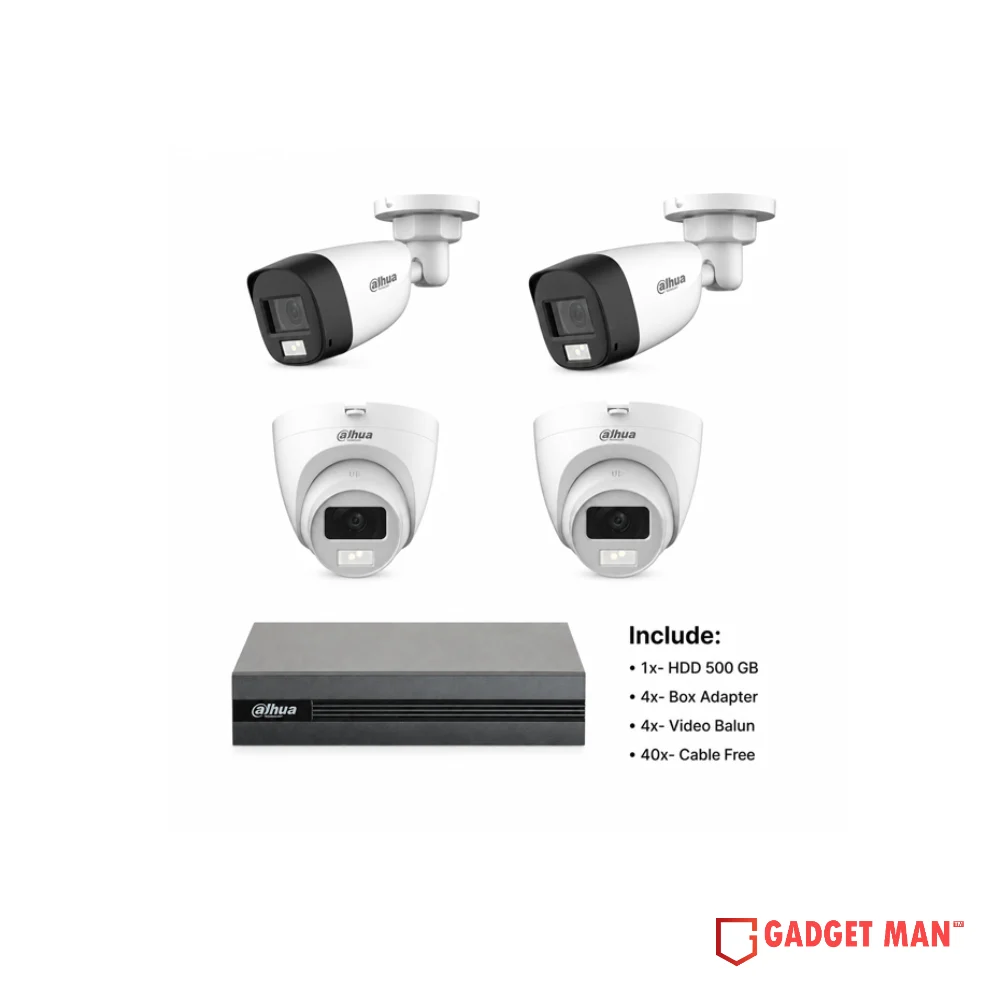 Dahua 5MP 4 Unit Security Package