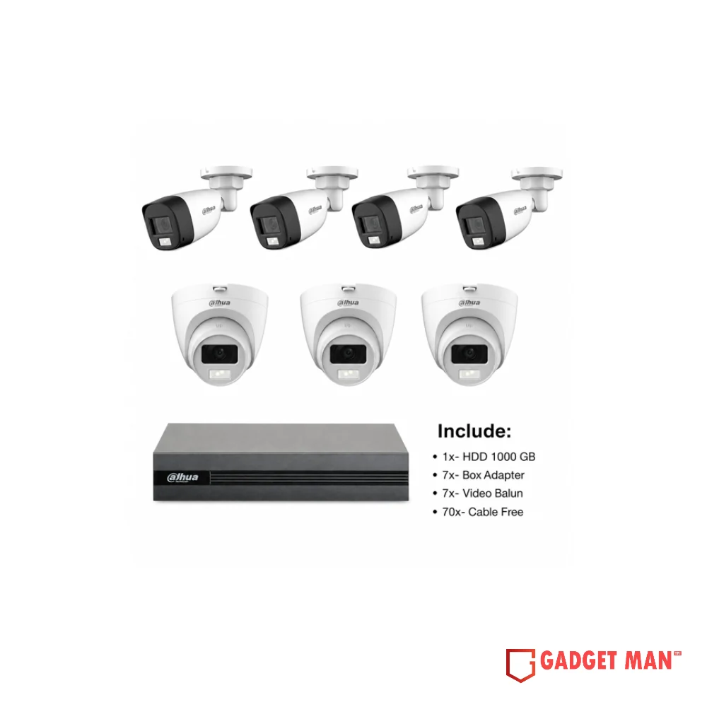 Dahua 5MP 7 Unit Security Package