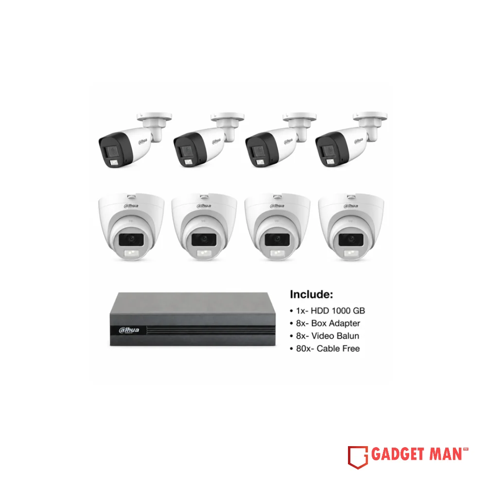 Dahua 5MP 8 Unit Security Package