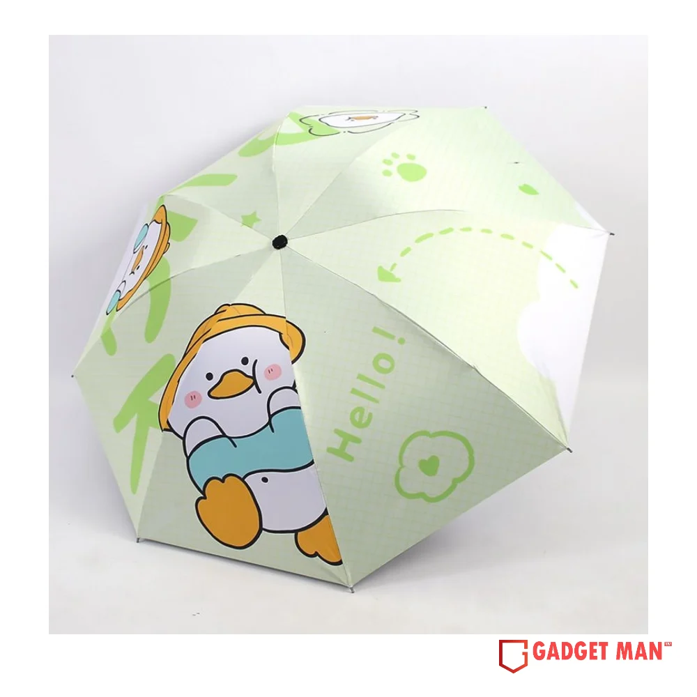 Dudu Duck 21-inch 8-Rib Manual Compact Umbrella