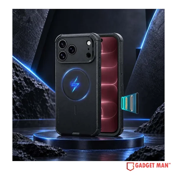 ESR Cyber Tough Magnetic Case Camera Control with Flex Stand for iPhone 18 Series