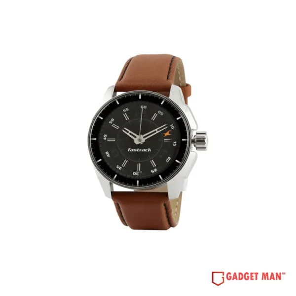 Fastrack 3089SL05 Leather Strap Analog Men’s Watch