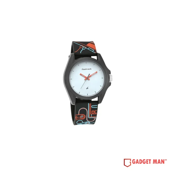 Fastrack Arcade 68011PP01 Quartz Analog Silicone Strap Unisex Watch