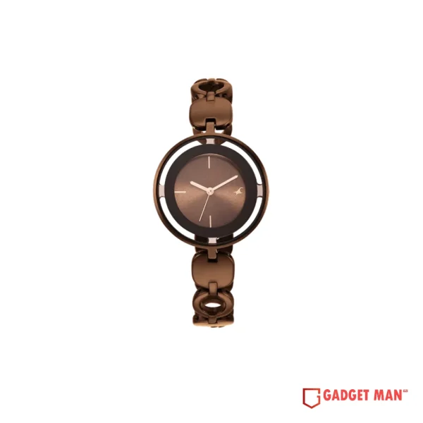 Fastrack Glitch Quartz 6237QM01 Analog Metal Strap Women’s Watch