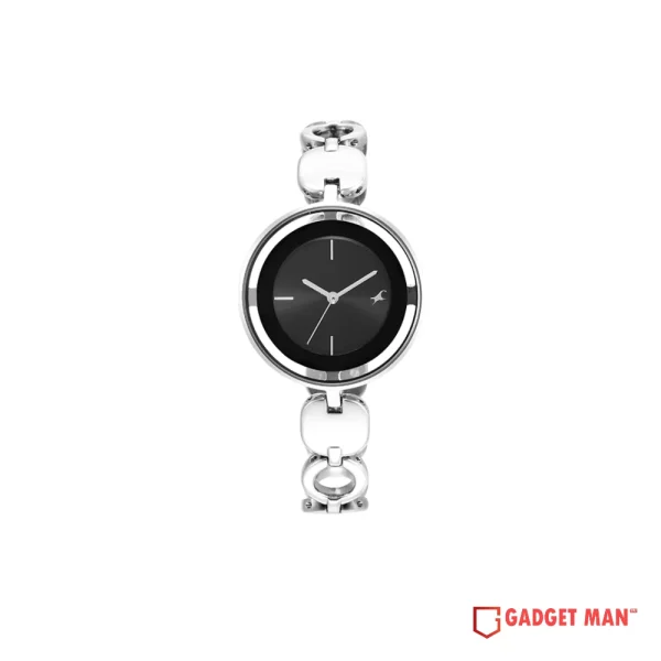 Fastrack Glitch Quartz 6237SM01 Analog Stainless Steel Strap Women's Watch