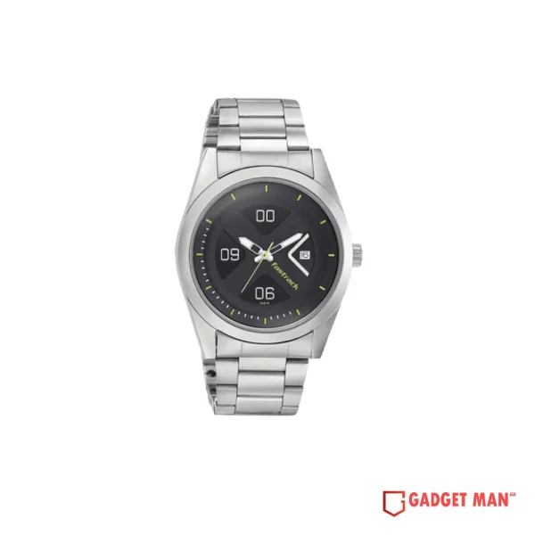 Fastrack Go Skate 3218SM02 Quartz Date Stainless Steel Strap Men’s Watch