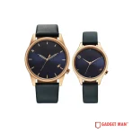 Fastrack Mixmatched Quartz 33056296WL01 Analog Leather Strap Couple Watch