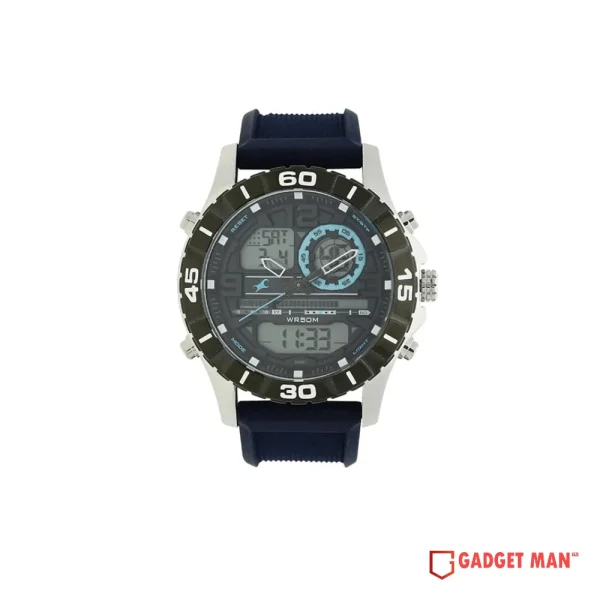 Fastrack Quartz 38035SP02 Analog Digital Silicone Strap Men's Watch